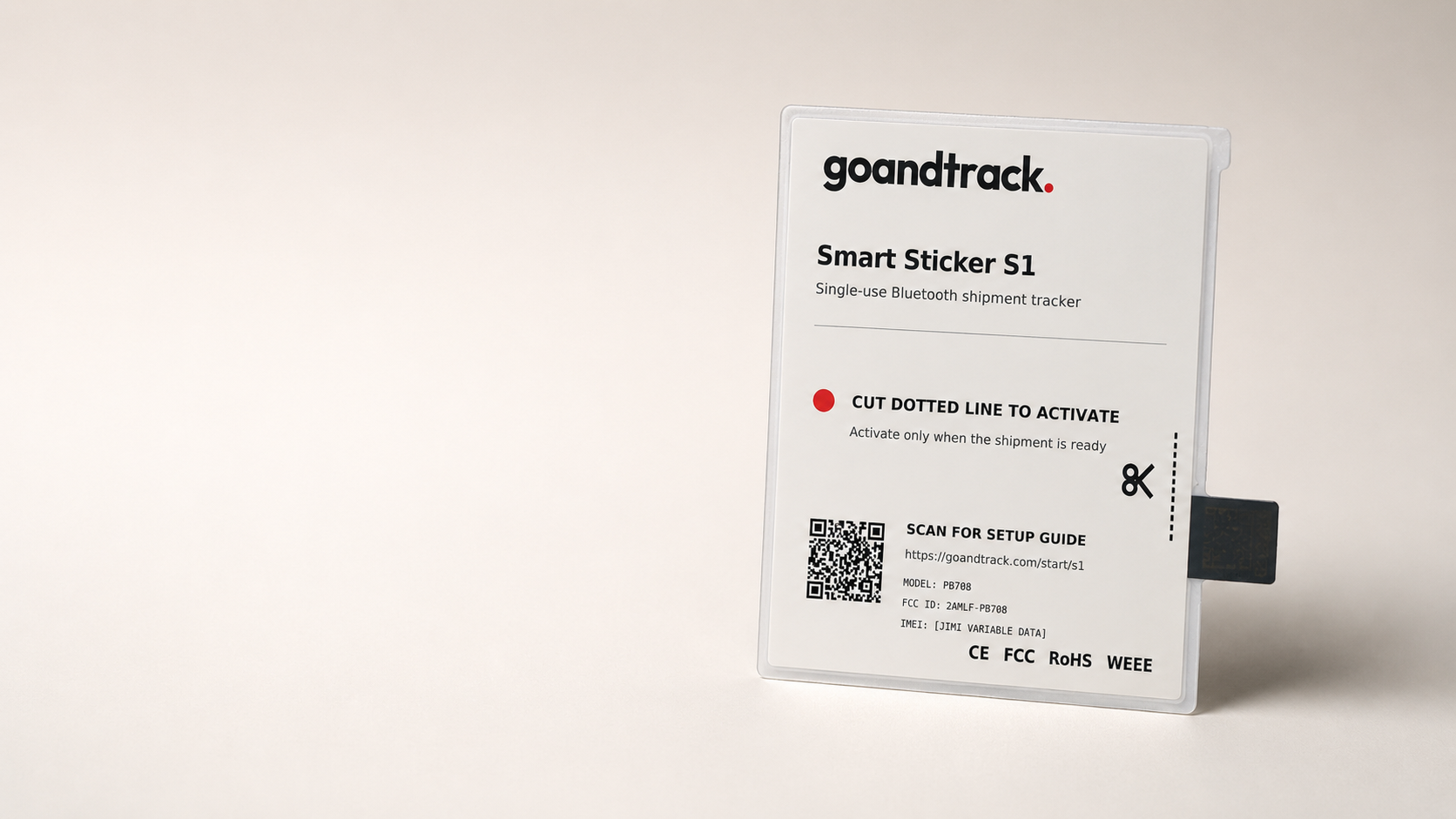 GoAndTrack Smart Sticker S1 product shot